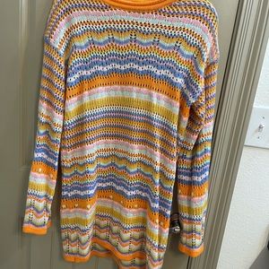 Multicolor crochet dress
